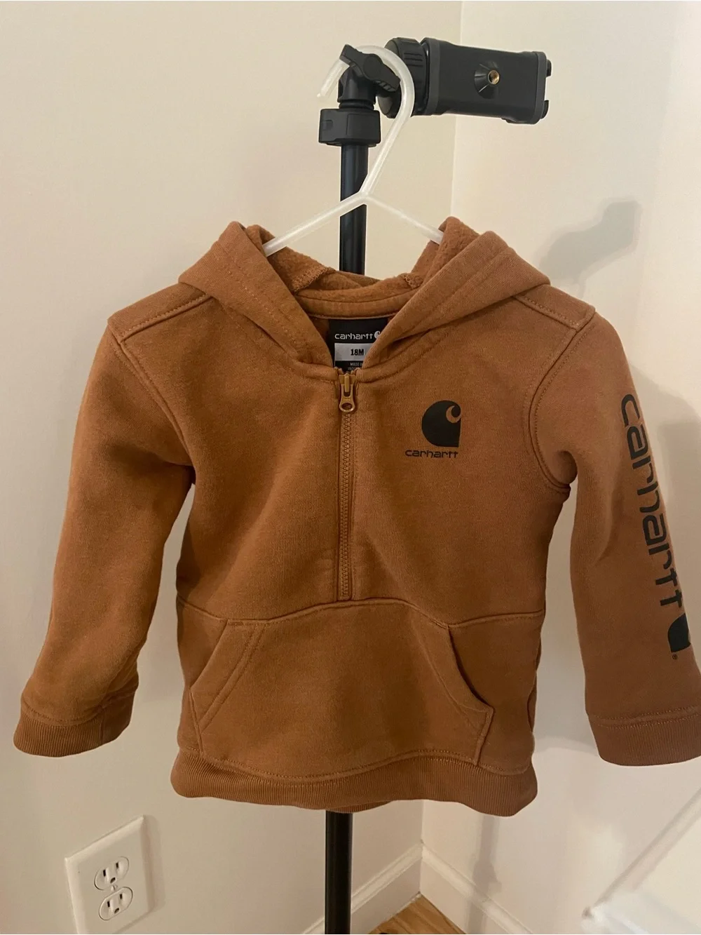 Carhartt Toddler Boys' Long-Sleeve Half-Zip Hoodie
